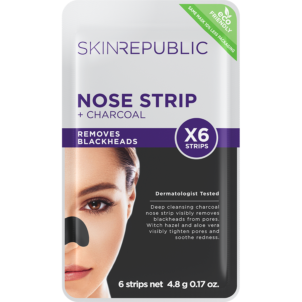 SKIN REPUBLIC Charcoal Nose Strips (6 PAIRS)